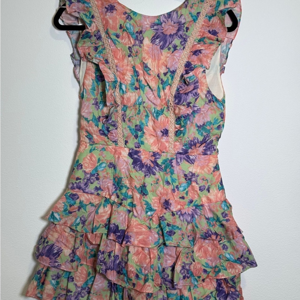 Floral Ruffle Dress - Picture 2 of 4